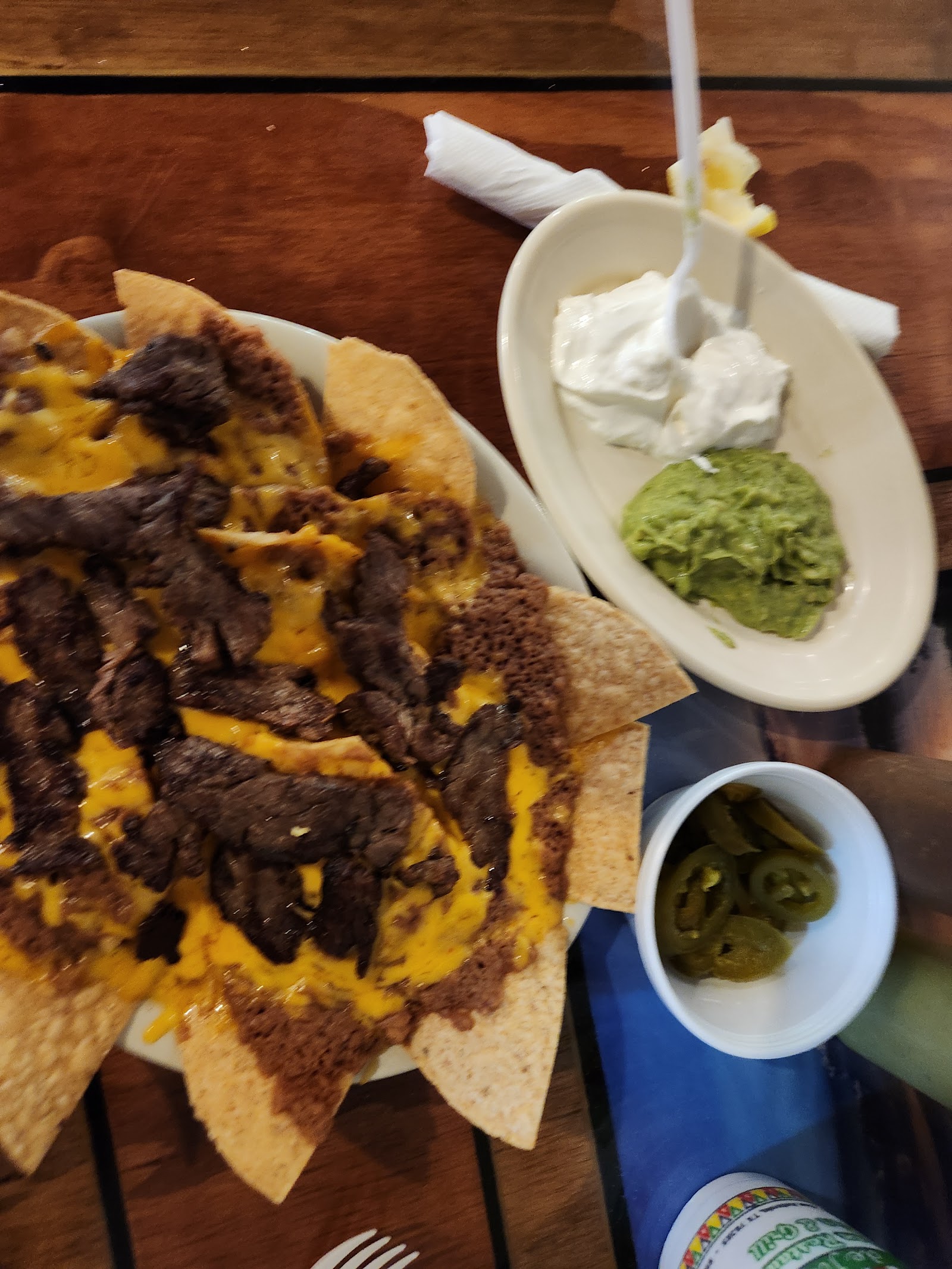 Plate of food at Taqueria La Perla de Jalisco
